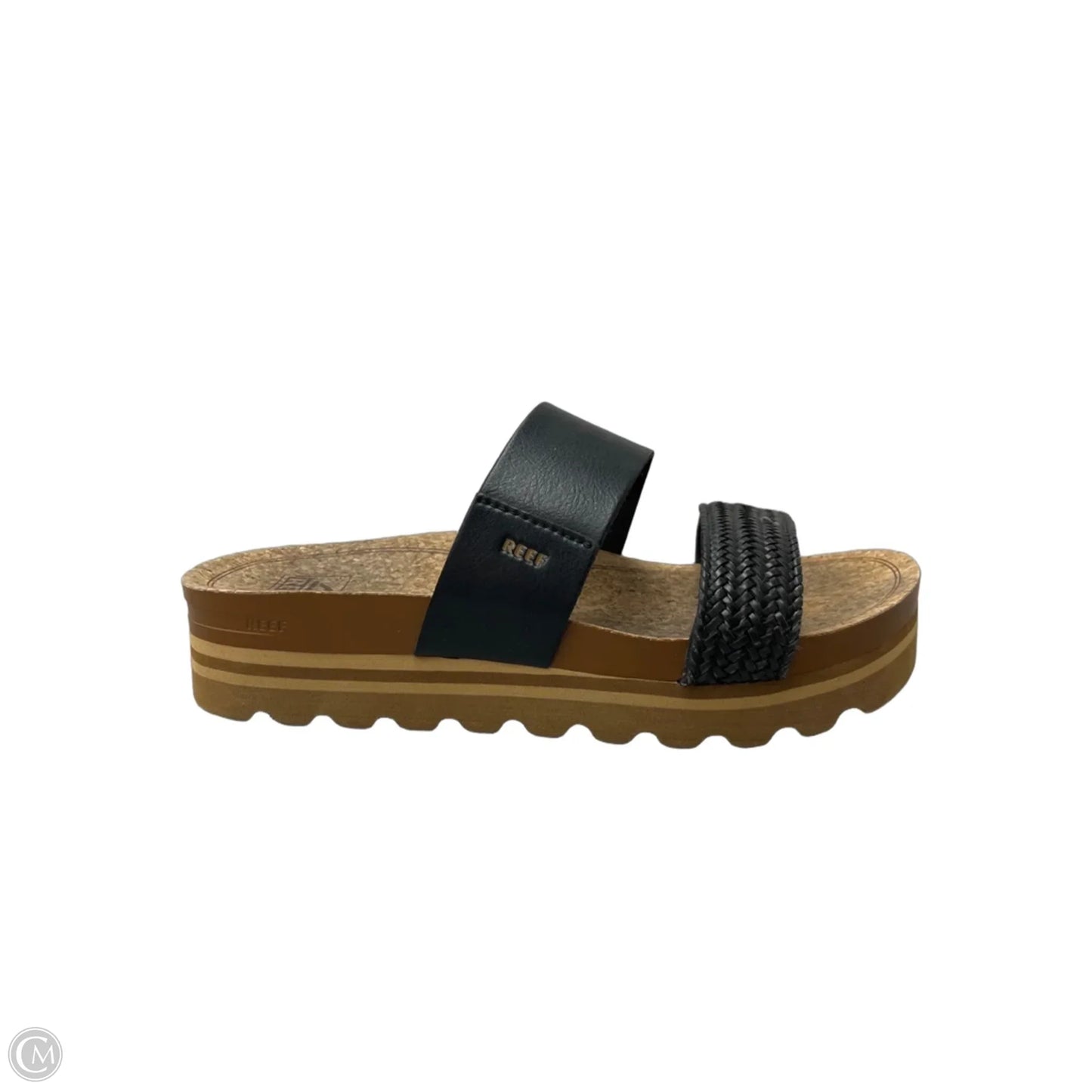 Sandals Flats By Reef In Black, Size: 8.5