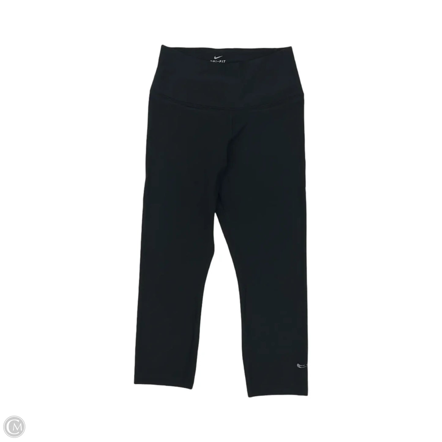 Athletic Leggings Capris By Nike In Black, Size: M