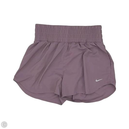 Athletic Shorts By Nike In Purple, Size: L