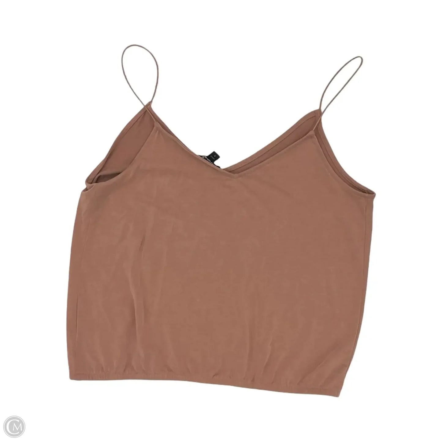 Blouse Sleeveless By Express In Brown, Size: S