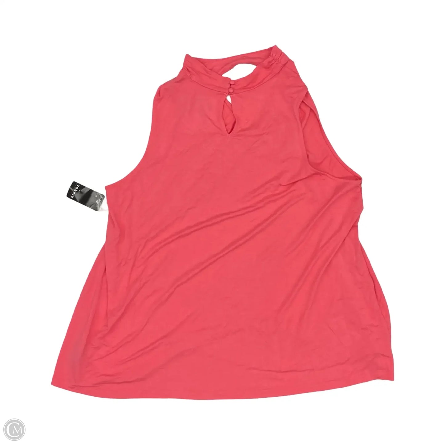 Blouse Sleeveless By Torrid In Pink, Size: 3x