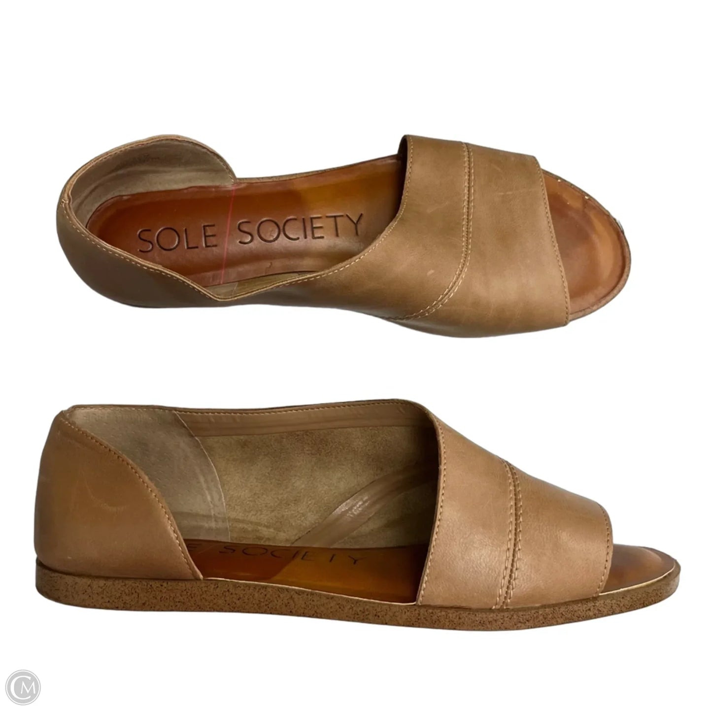 Sandals Flats By Sole Society In Brown, Size: 8