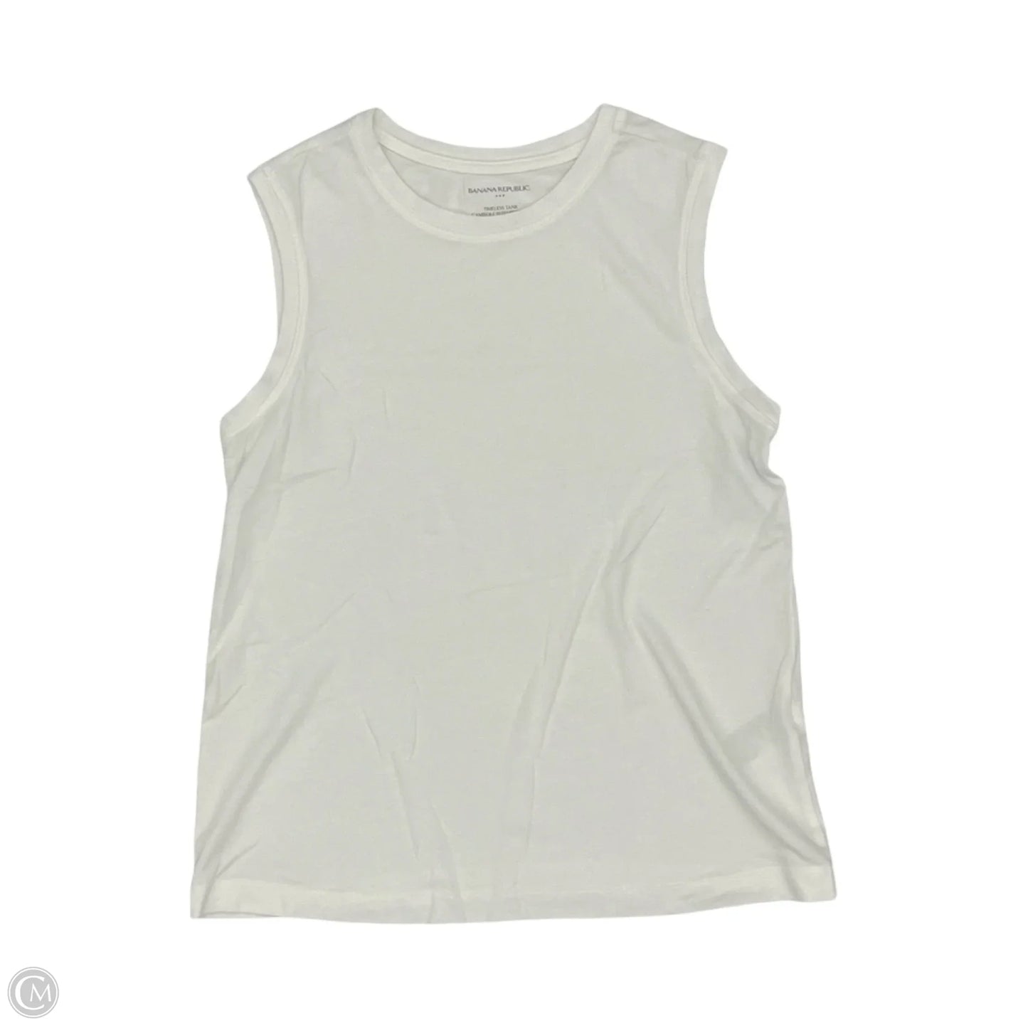 Top Sleeveless By Banana Republic In Cream, Size: S