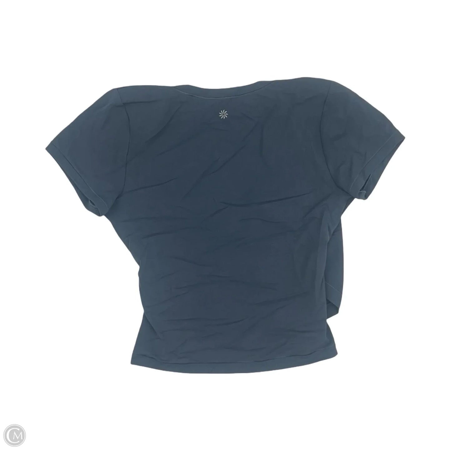 Athletic Top Short Sleeve By Athleta In Blue, Size: M
