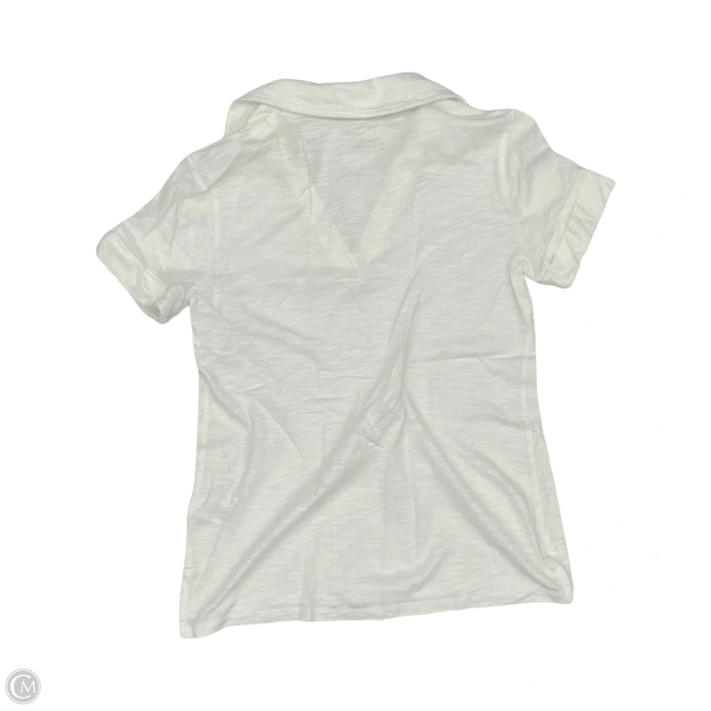 Top Short Sleeve By Talbots In White, Size: S