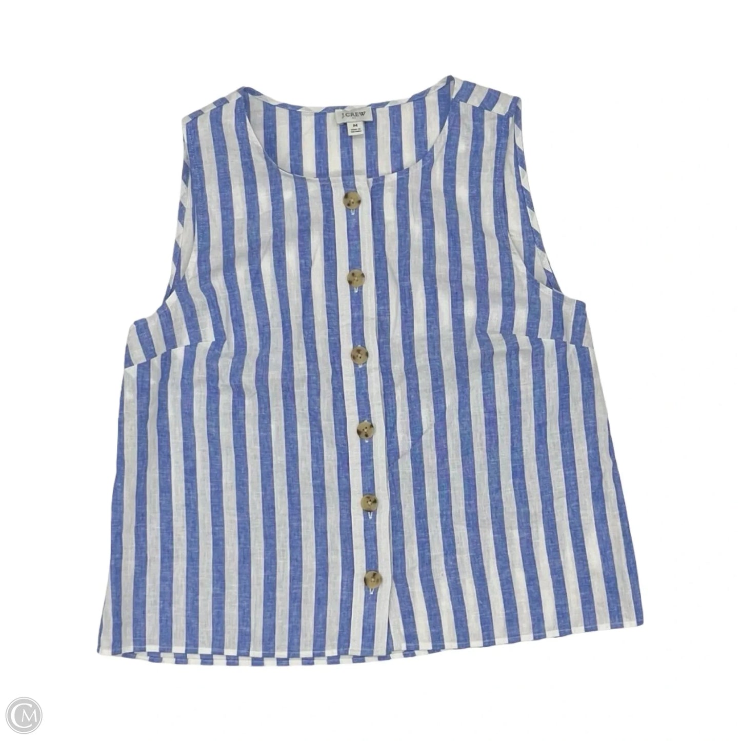 Top Short Sleeve By Universal Thread In Striped Pattern, Size: S