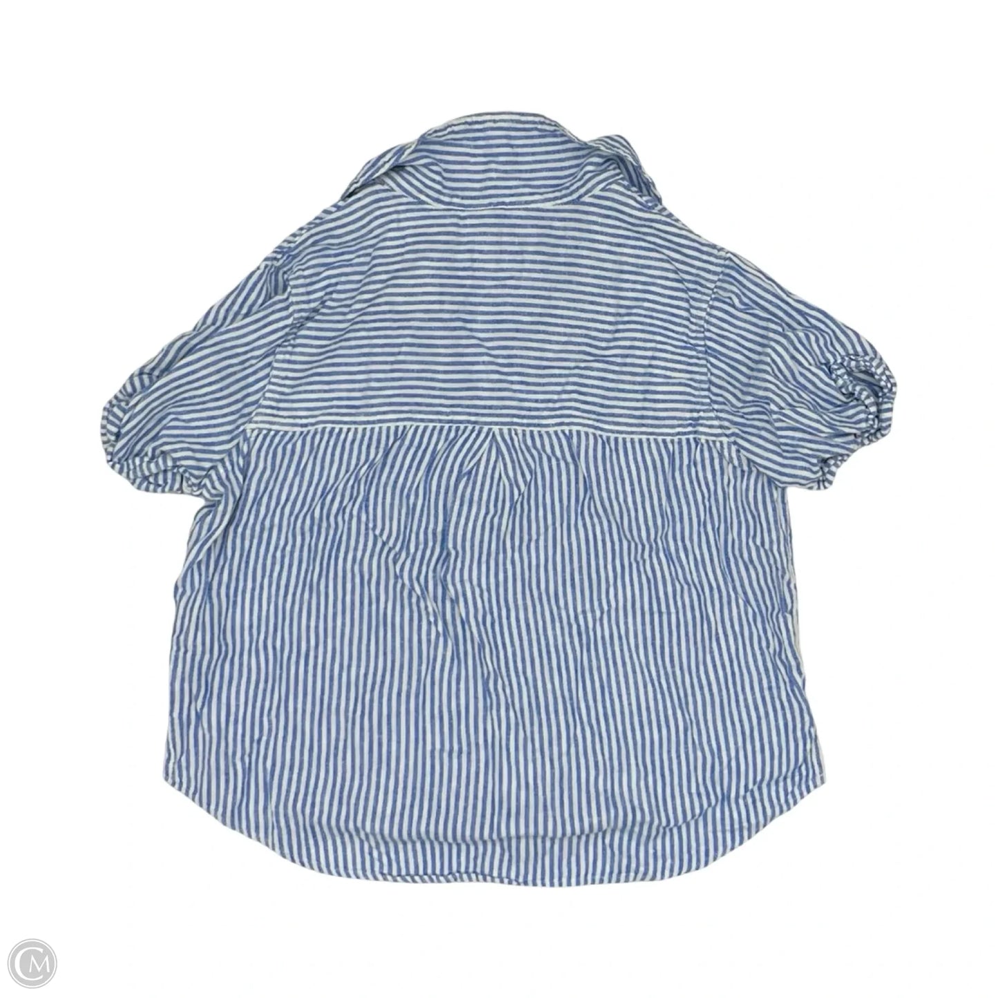 Top Short Sleeve By Universal Thread In Striped Pattern, Size: S