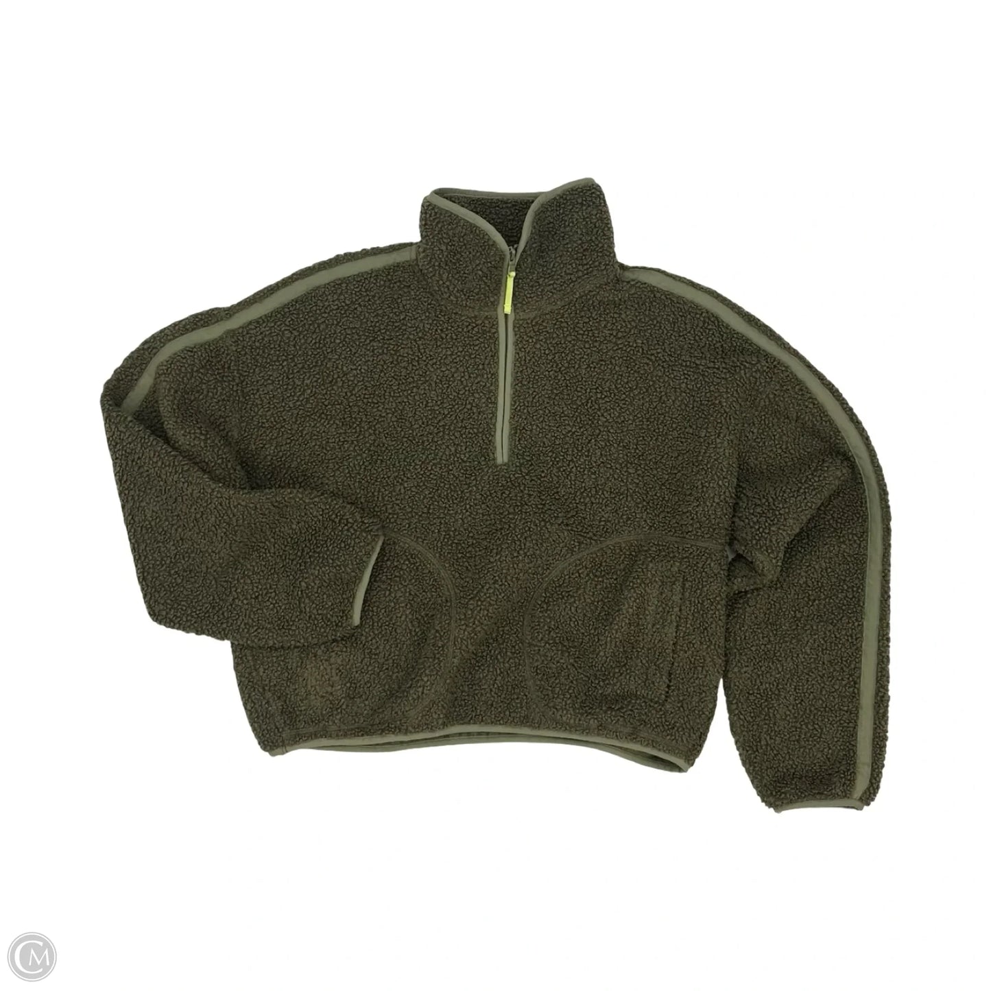 Sweatshirt Collar By Old Navy In Green, Size: S