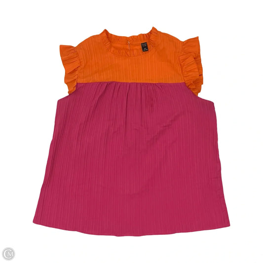 Blouse Short Sleeve By Emery Rose In Multi-colored, Size: 2x