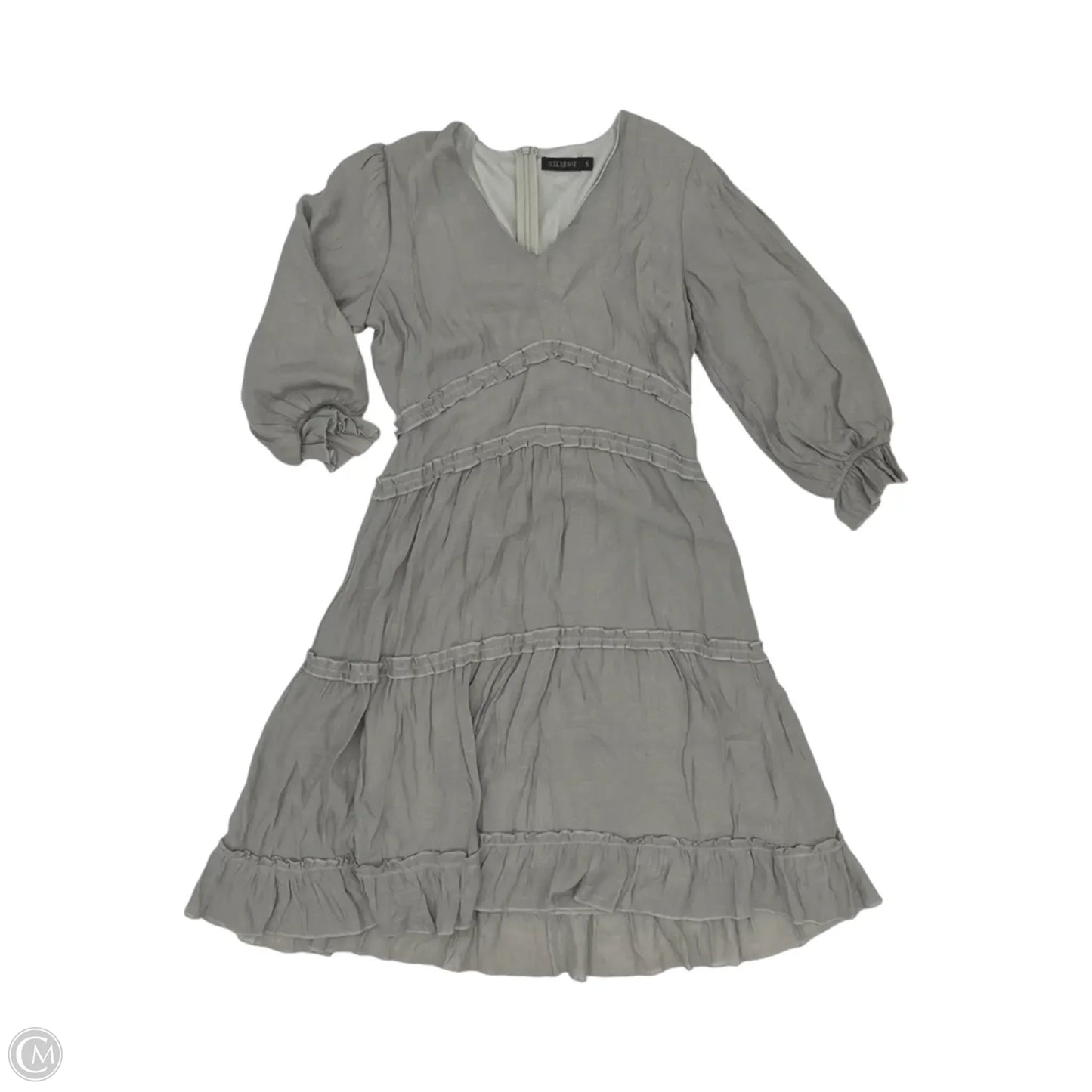 Dress Casual Midi By Clothes Mentor In Grey, Size: S