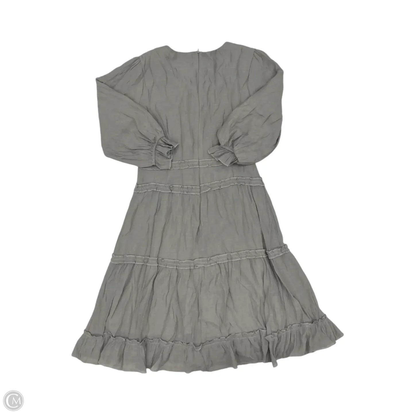 Dress Casual Midi By Clothes Mentor In Grey, Size: S