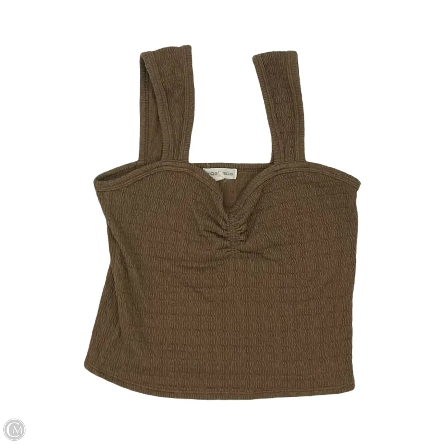 Tank Top By Moa Moa In Brown, Size: L