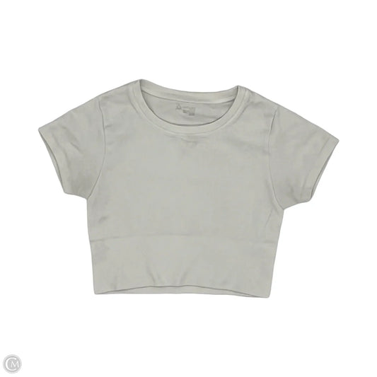 Athletic Top Short Sleeve By Aerie In Cream, Size: Xs