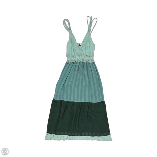 Dress Casual Midi By Clothes Mentor In Green, Size: Xs