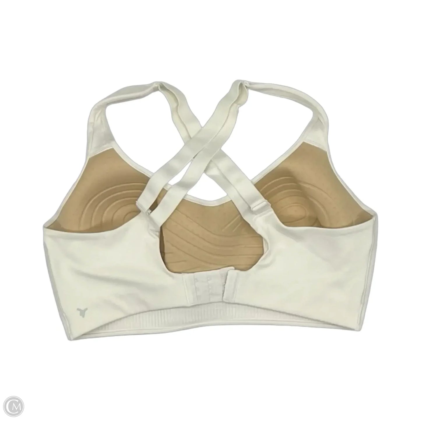 Athletic Bra By Old Navy In Cream, Size: L