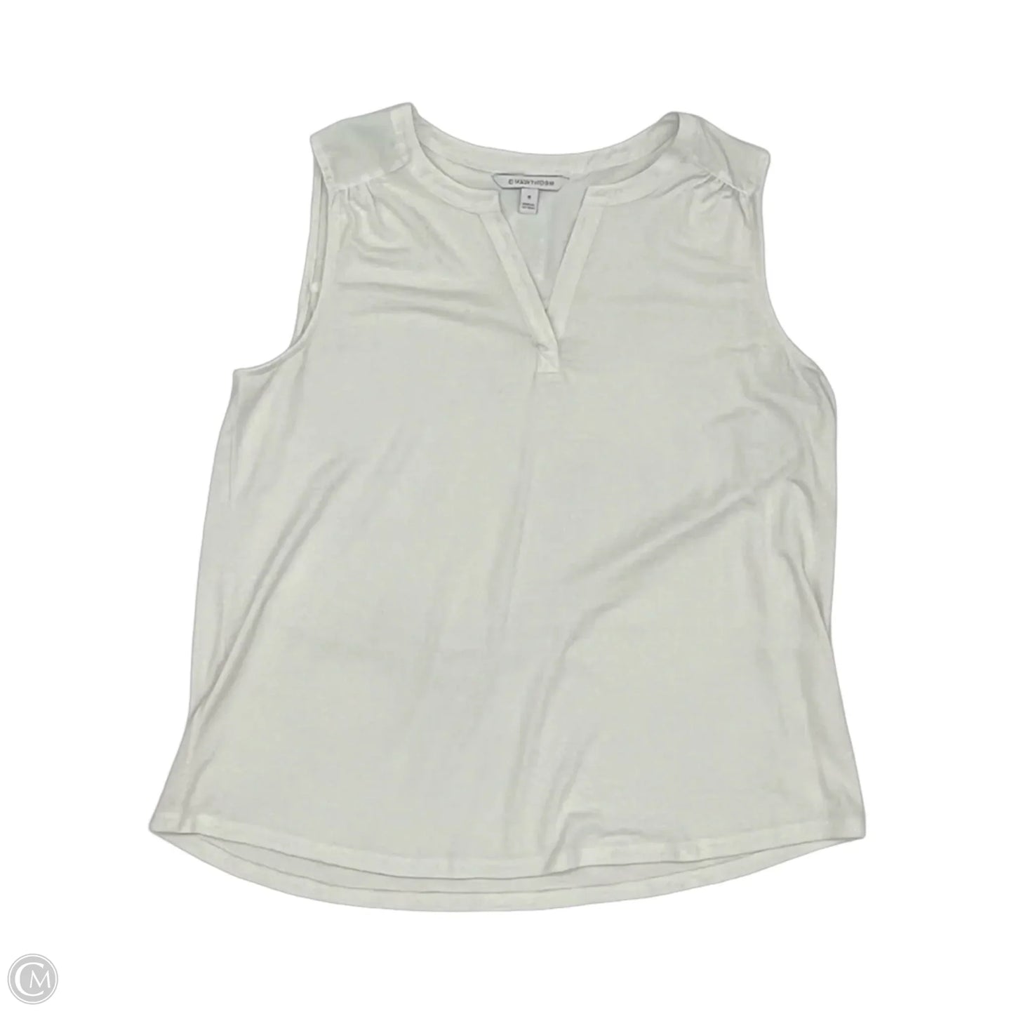 Blouse Sleeveless By 41 Hawthorn In White, Size: Xl