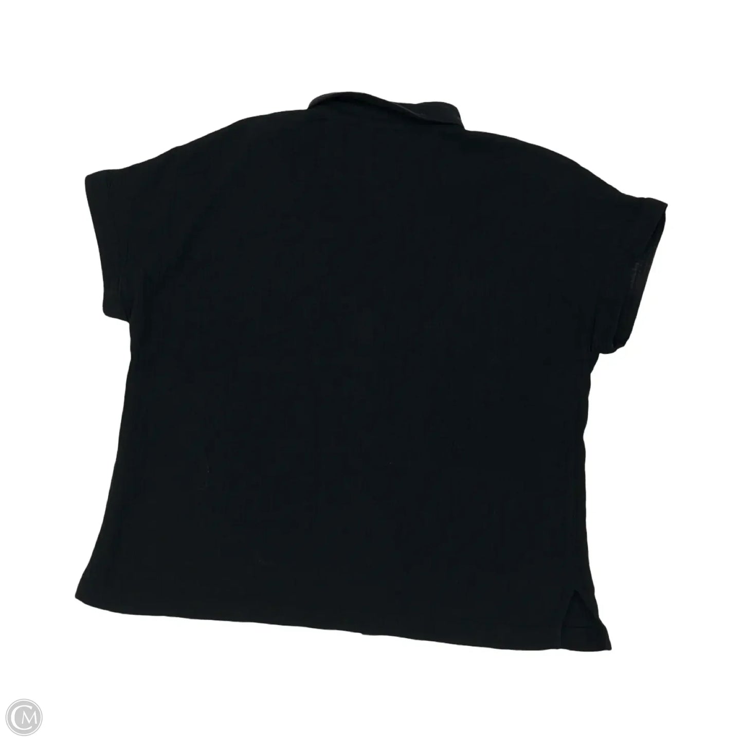 Top Short Sleeve By J. Jill In Black, Size: Mp