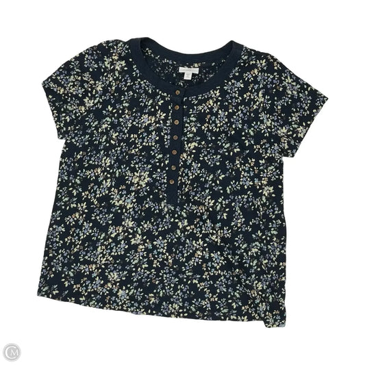 Top Short Sleeve By J. Jill In Multi-colored, Size: Mp