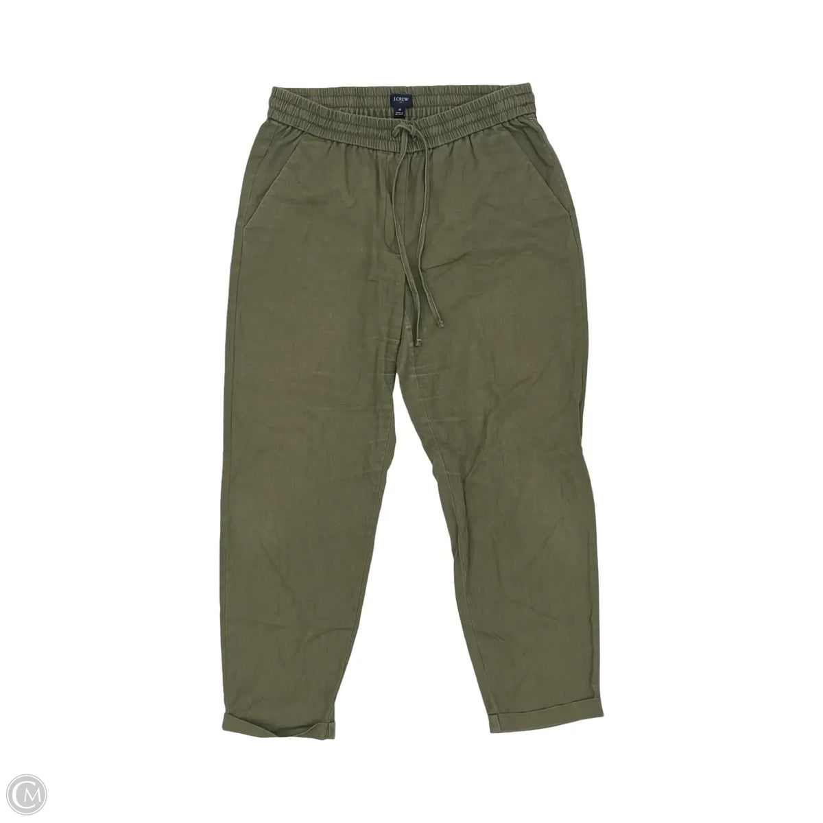 Pants Linen By J. Crew In Green, Size: 4