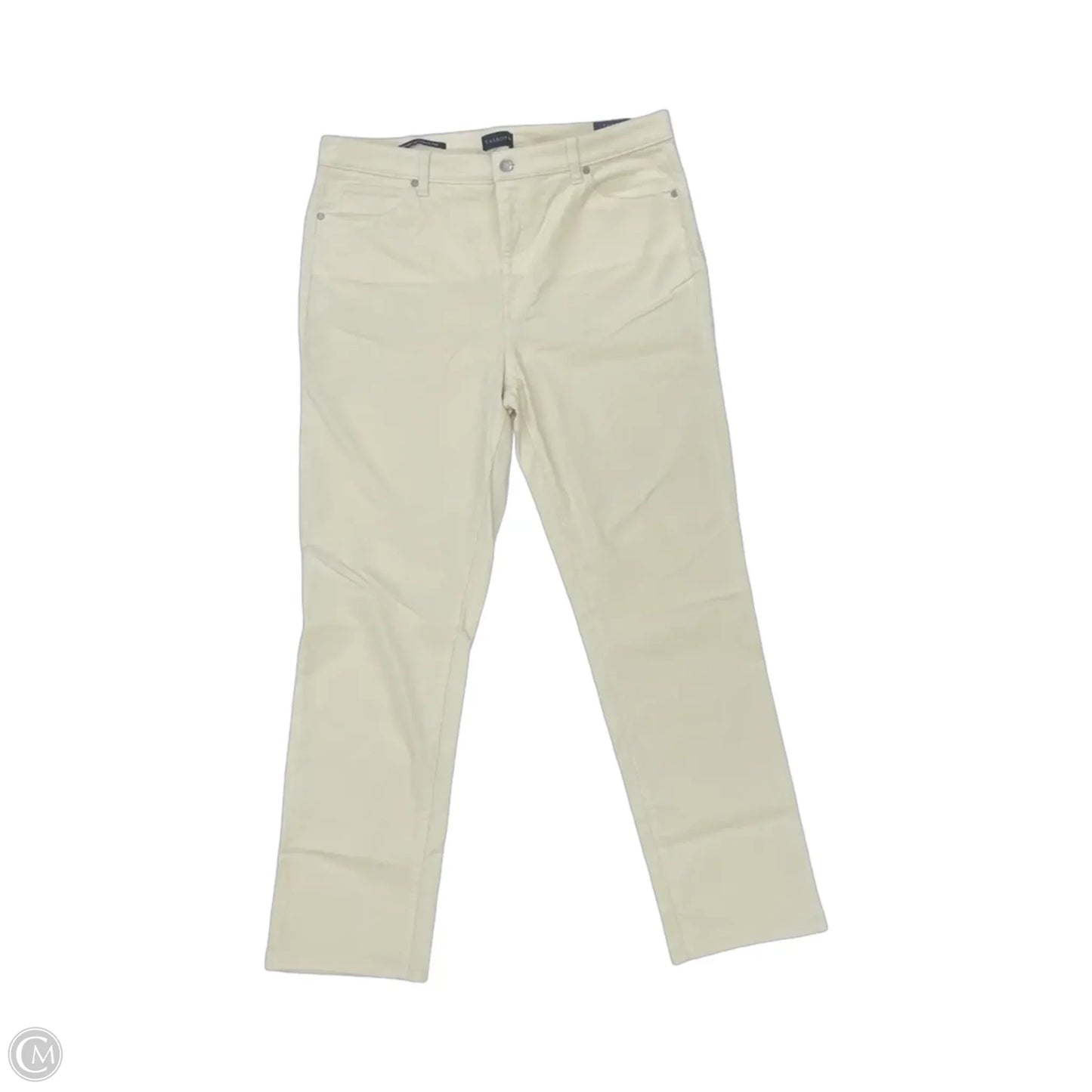 Pants Corduroy By Talbots In Cream, Size: 14