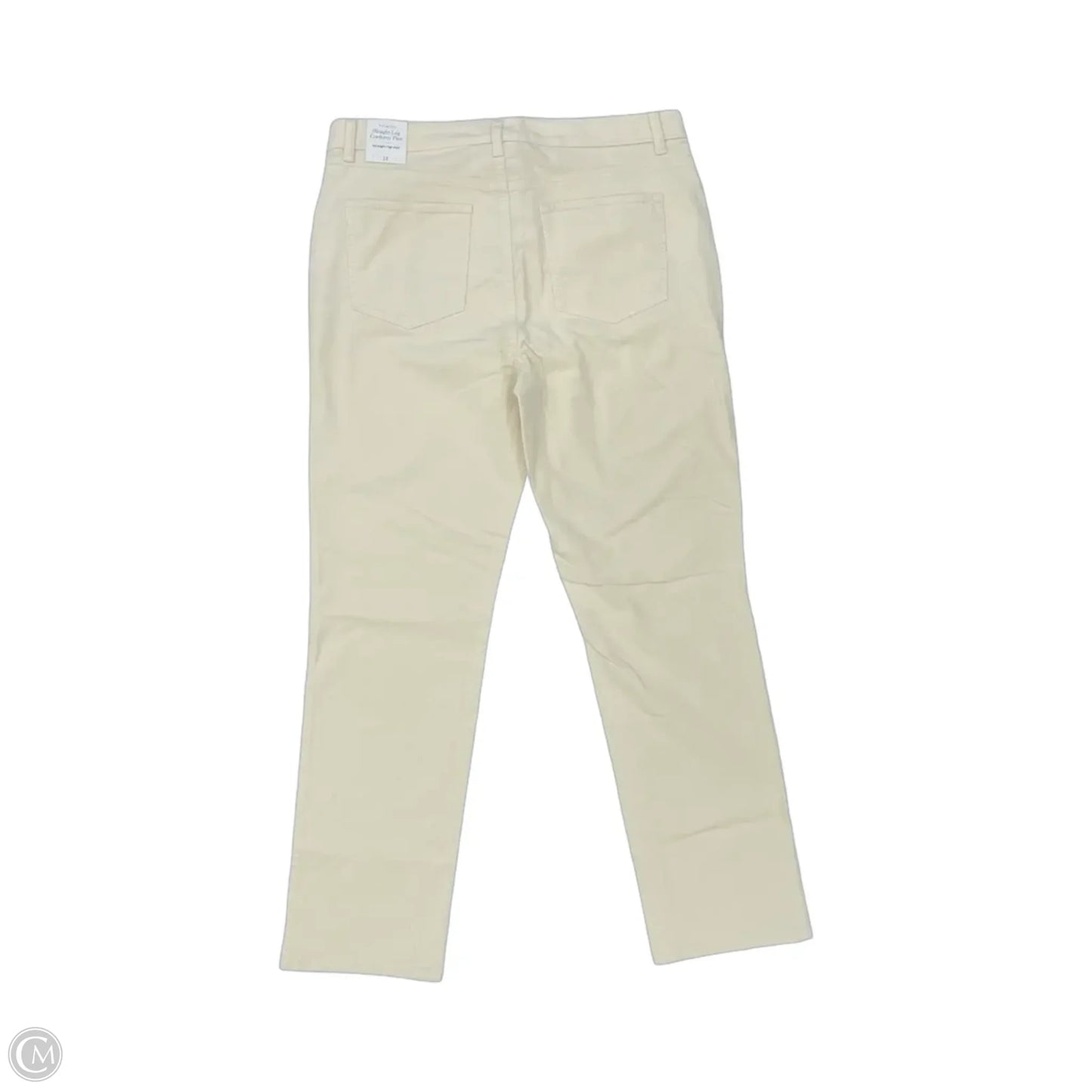 Pants Corduroy By Talbots In Cream, Size: 14