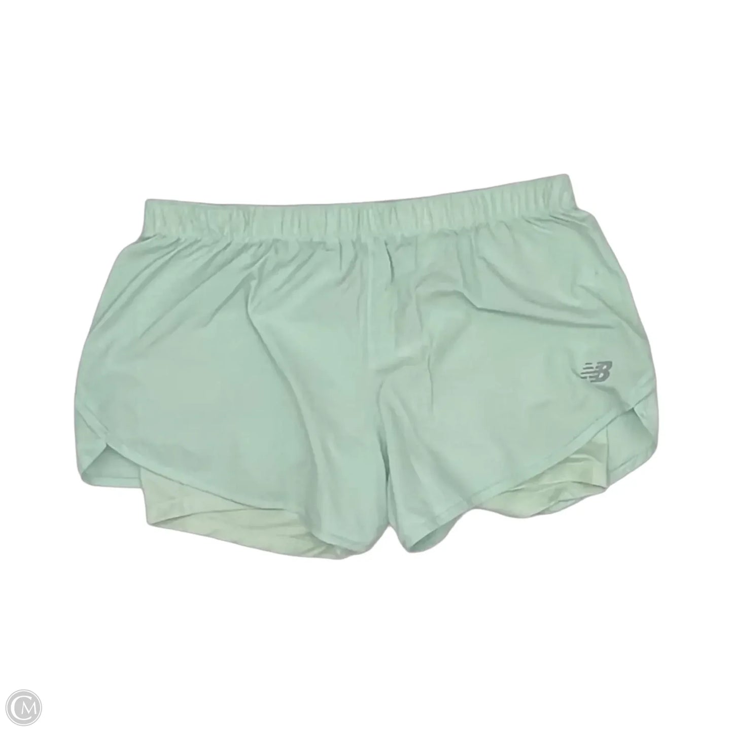 Athletic Shorts By New Balance In Green, Size: L