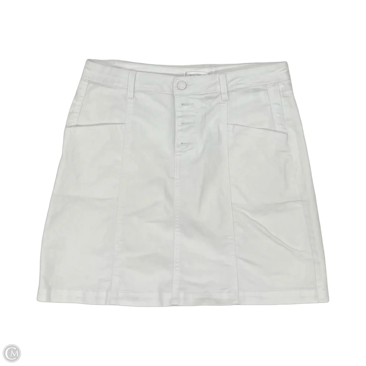 Skirt Mini & Short By Daily Thread In White Denim, Size: M