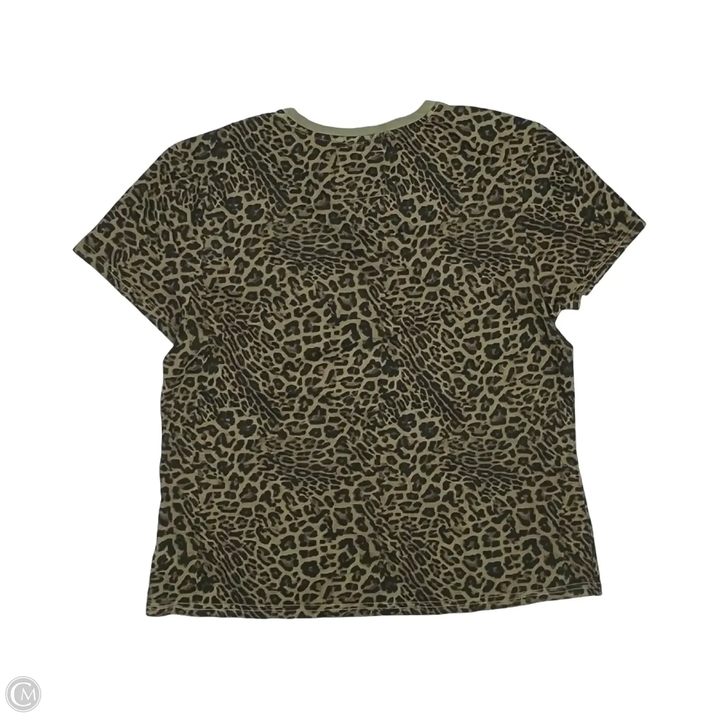 Top Short Sleeve By Dear John In Animal Print, Size: M