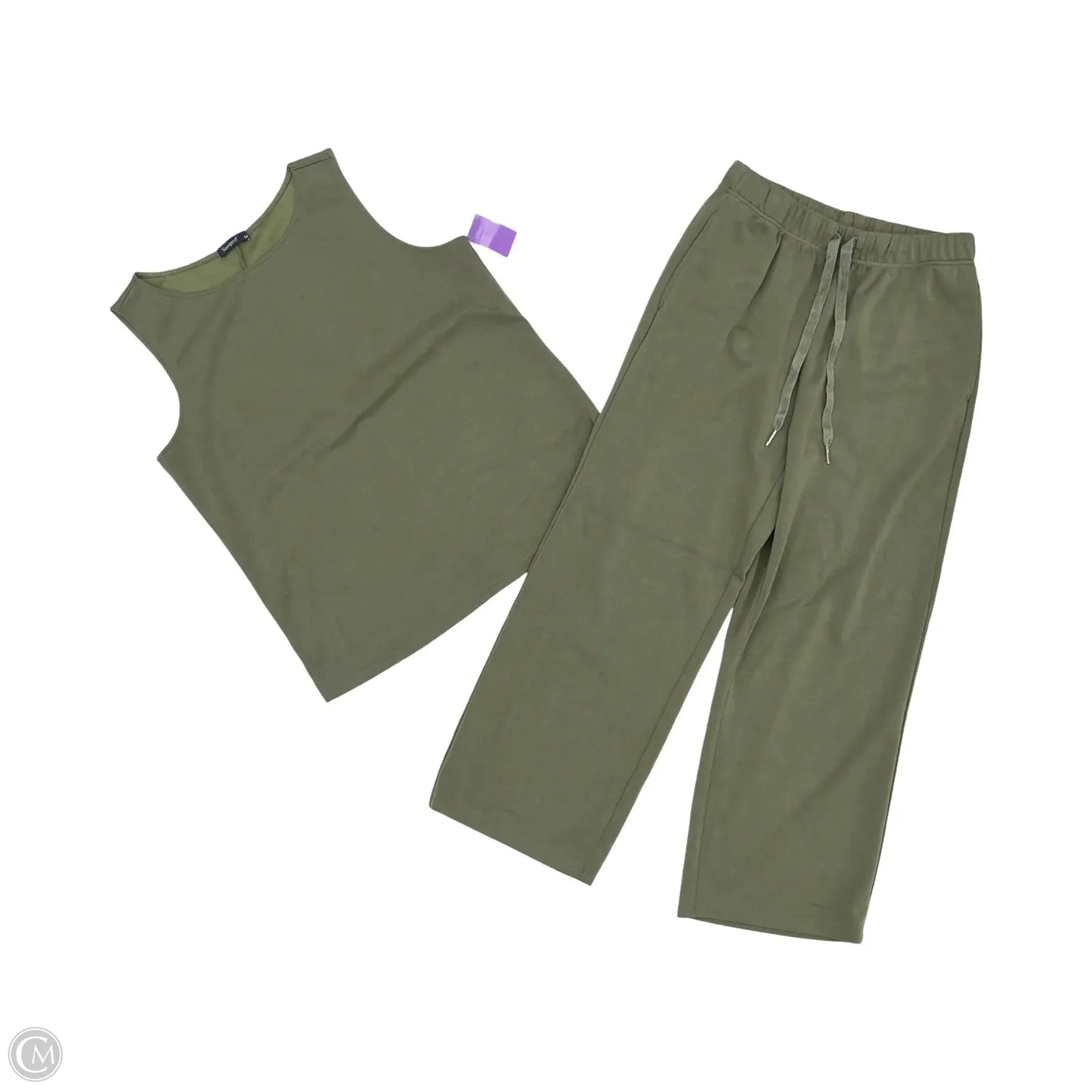 Pants Set 2pc By Clothes Mentor In Green, Size: M