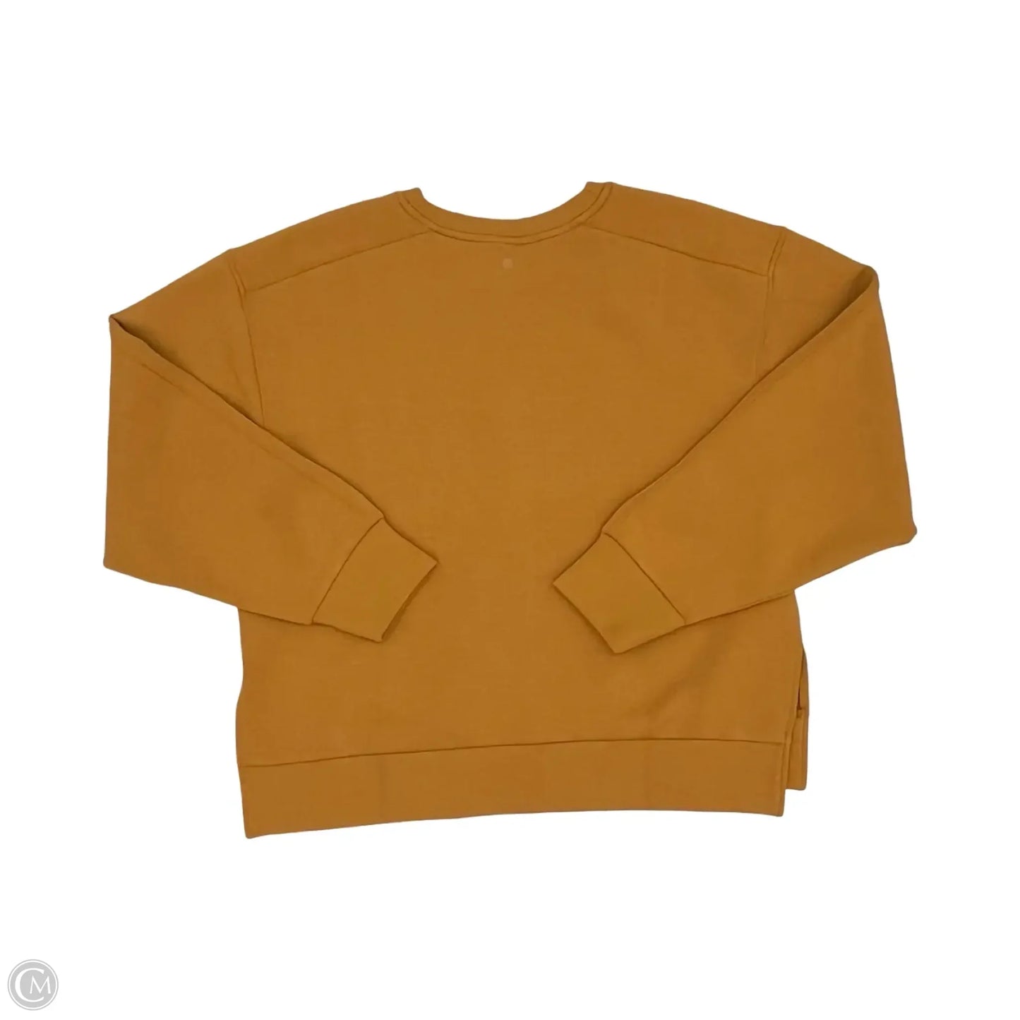 Sweatshirt Crewneck By Calia In Orange, Size: M