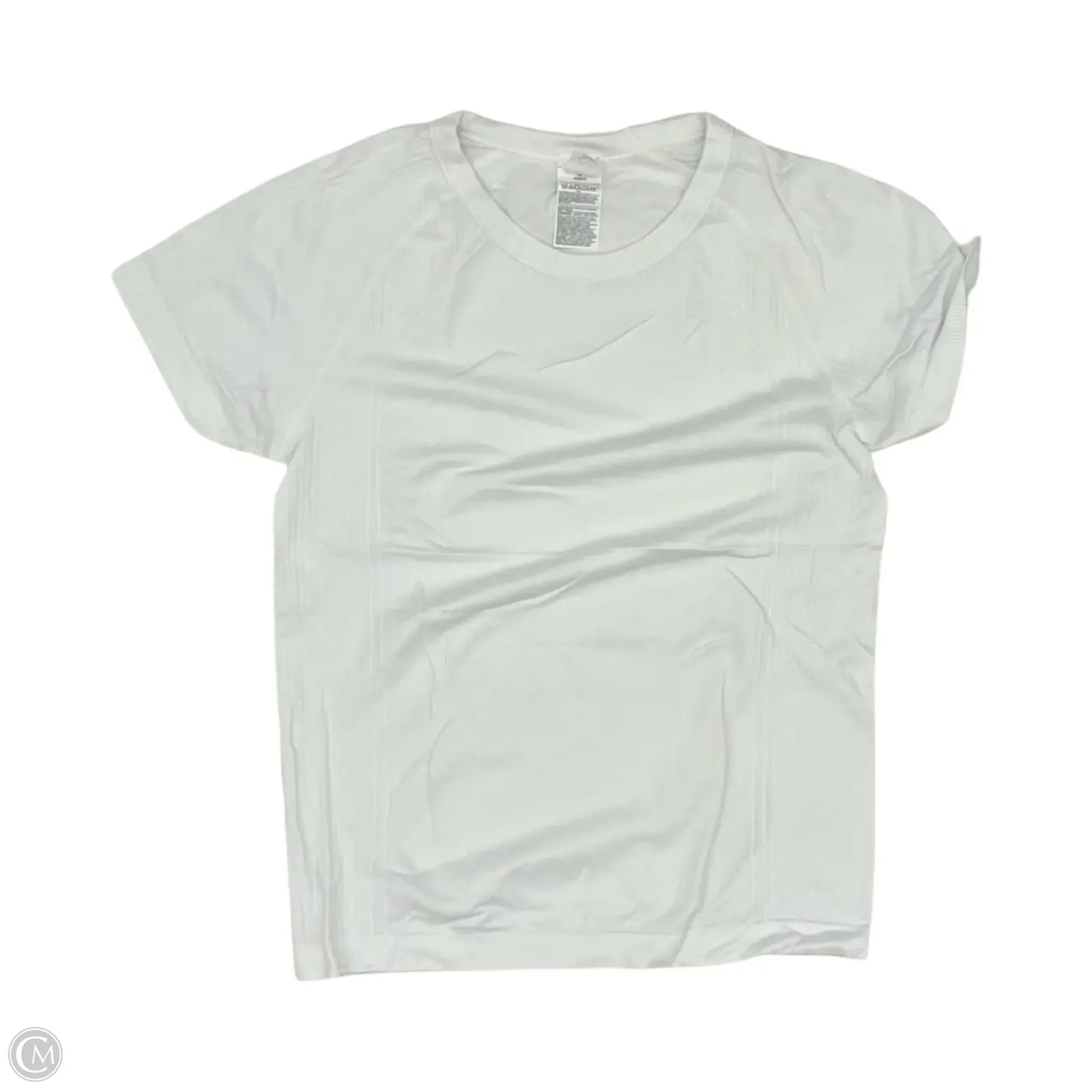 Athletic Top Short Sleeve By Old Navy In White, Size: M