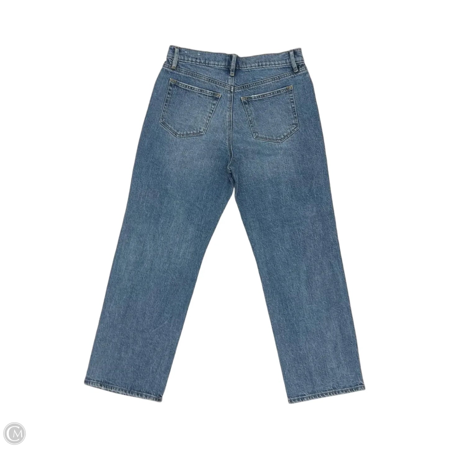 Jeans Straight By Loft In Blue Denim, Size: 4