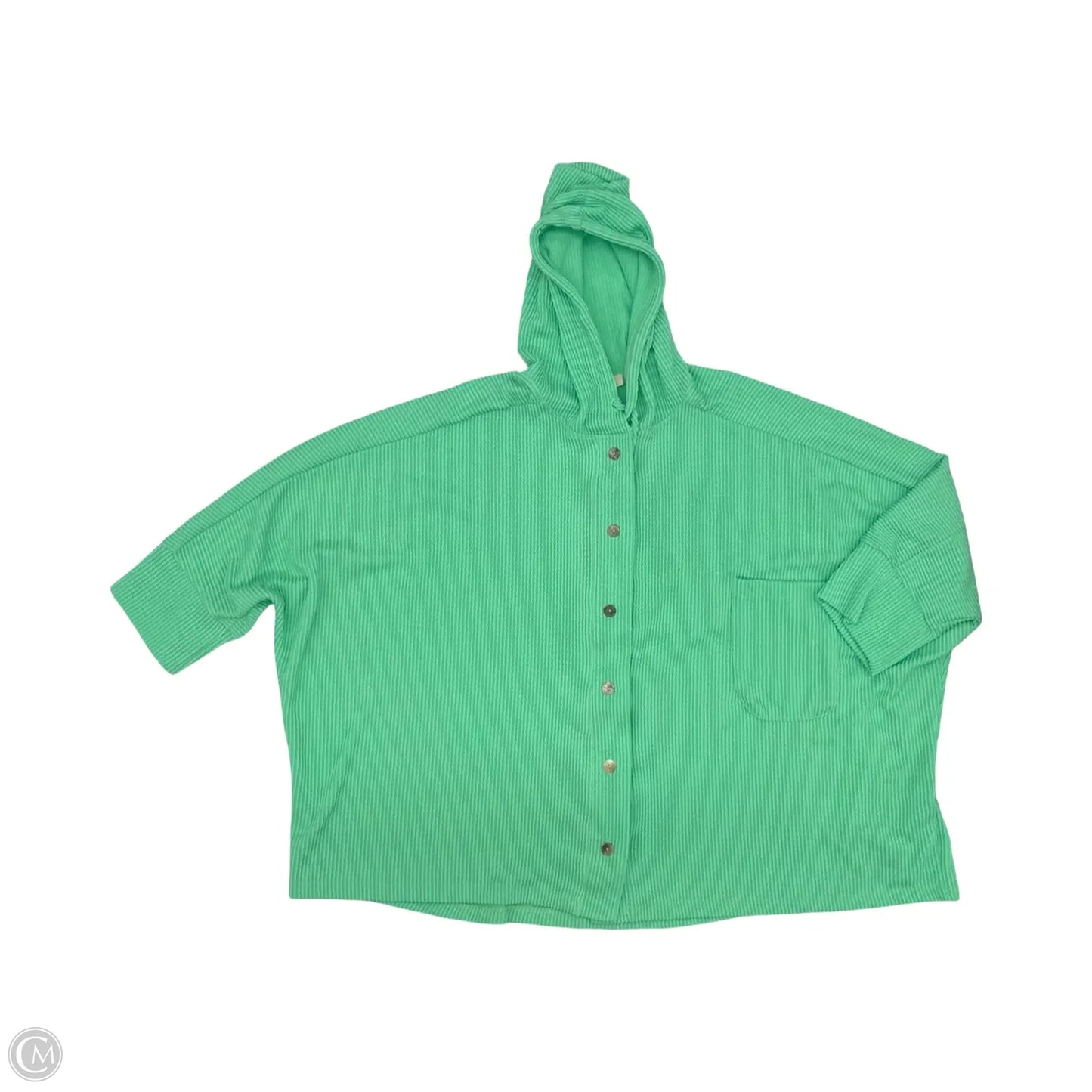 Top 3/4 Sleeve By Blumin In Green, Size: 1x