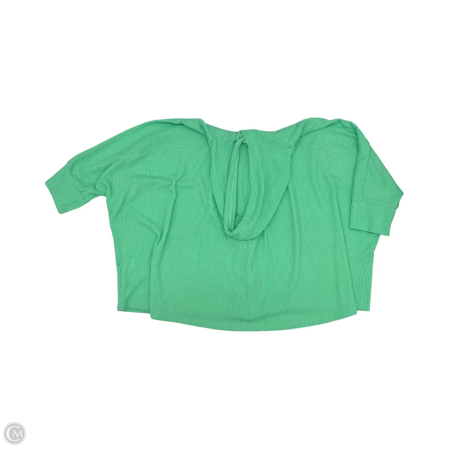 Top 3/4 Sleeve By Blumin In Green, Size: 1x