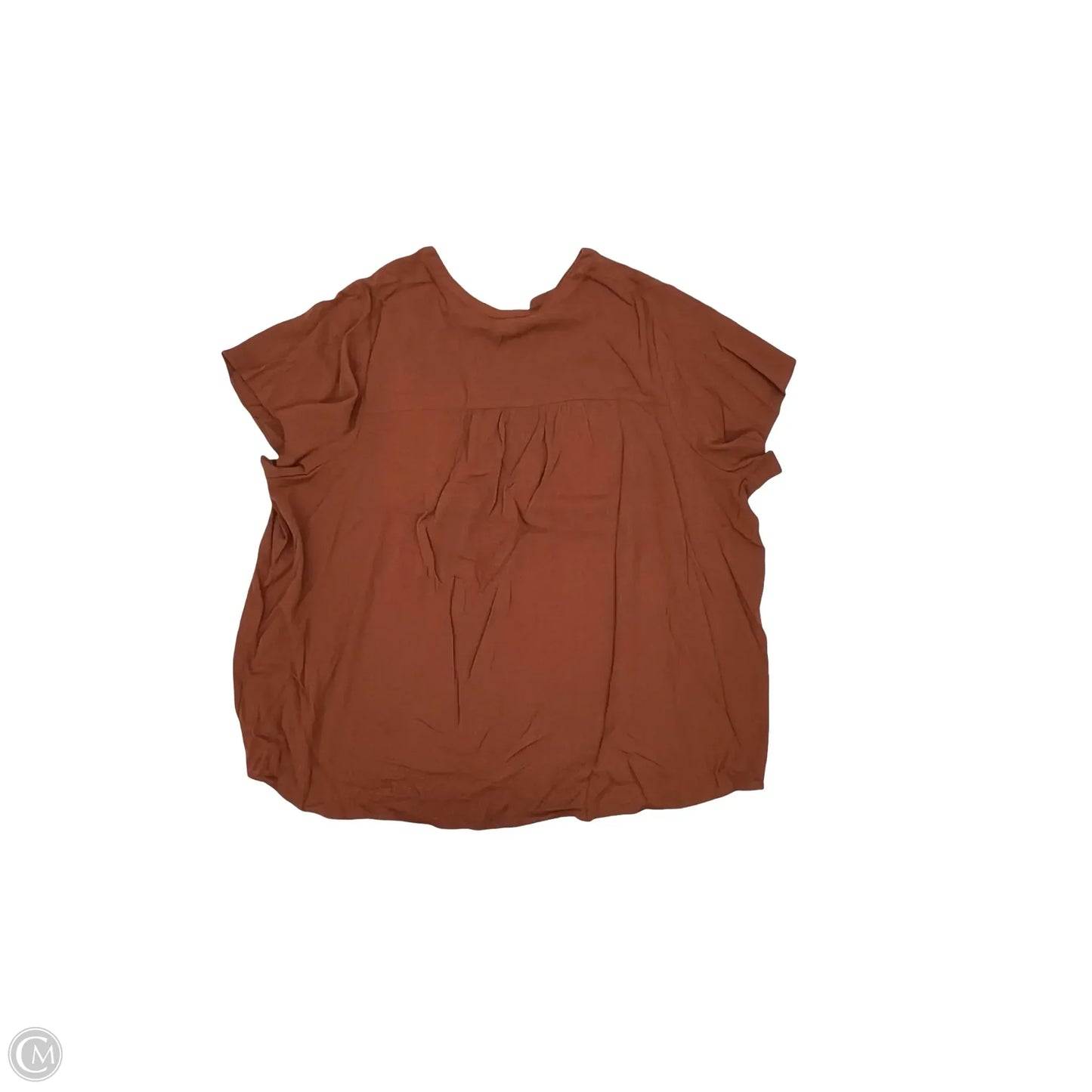 Top Short Sleeve By Torrid In Brown, Size: 6