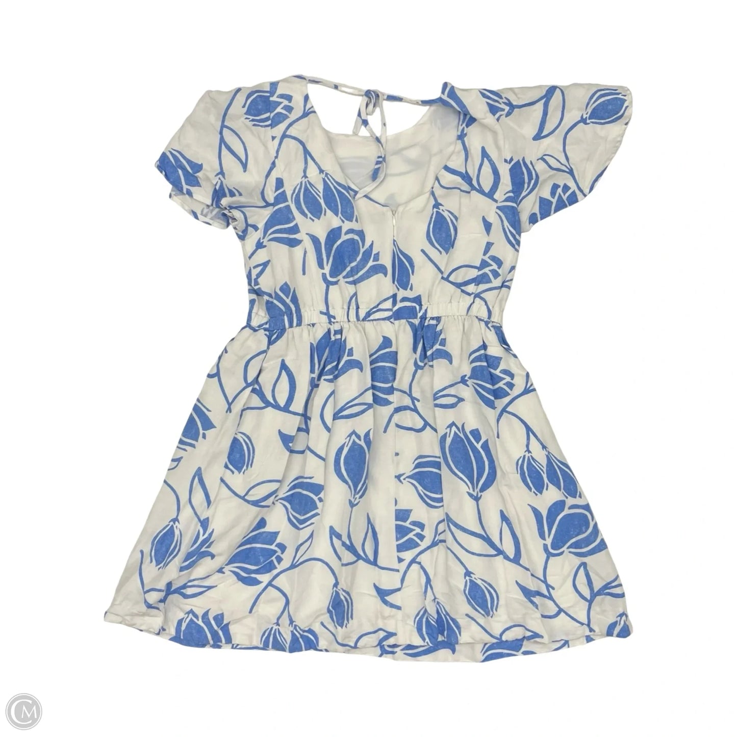 Dress Party Midi By Lane Bryant In Blue & White, Size: 16
