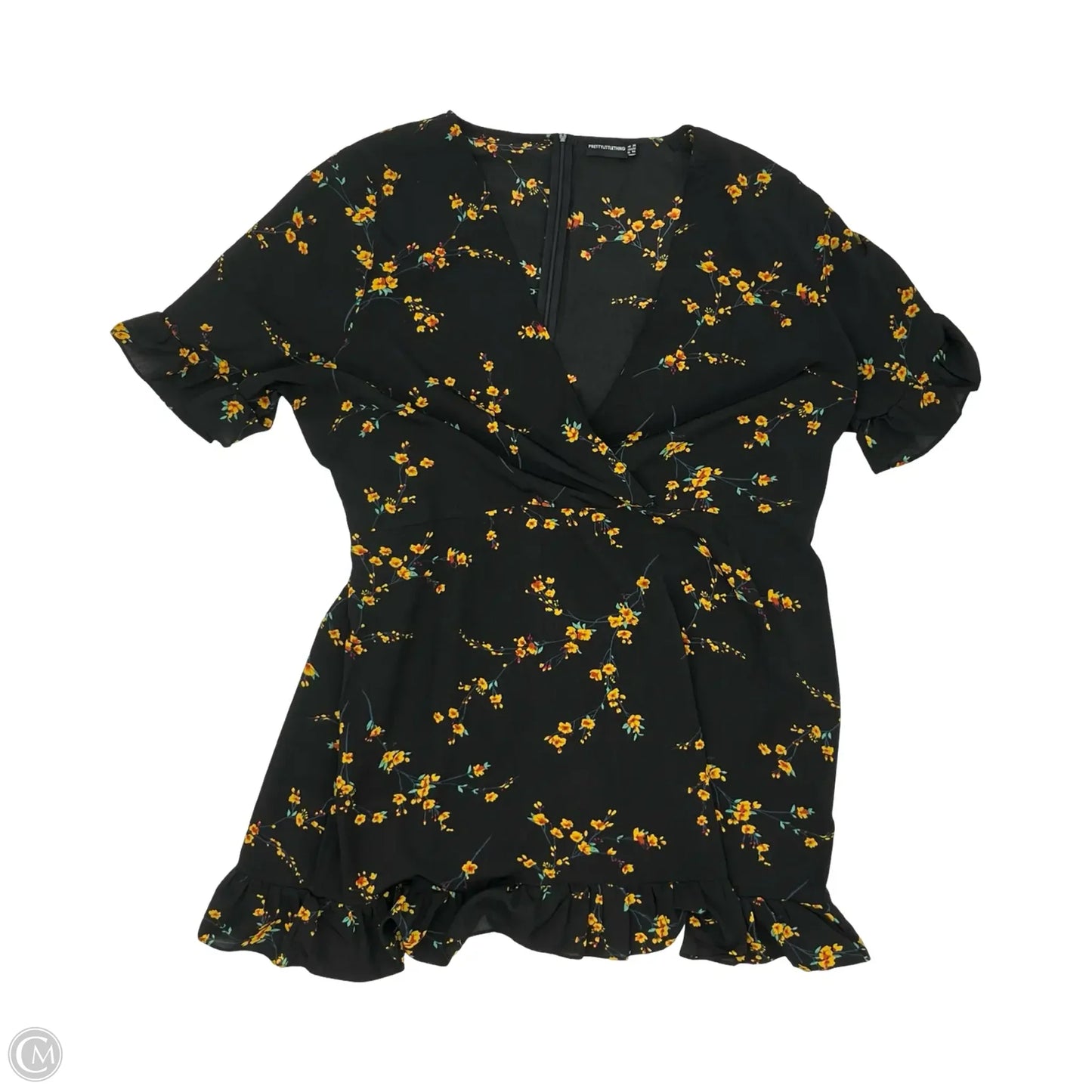 Dress Party Short By Pretty Little Thing In Floral Print, Size: 22