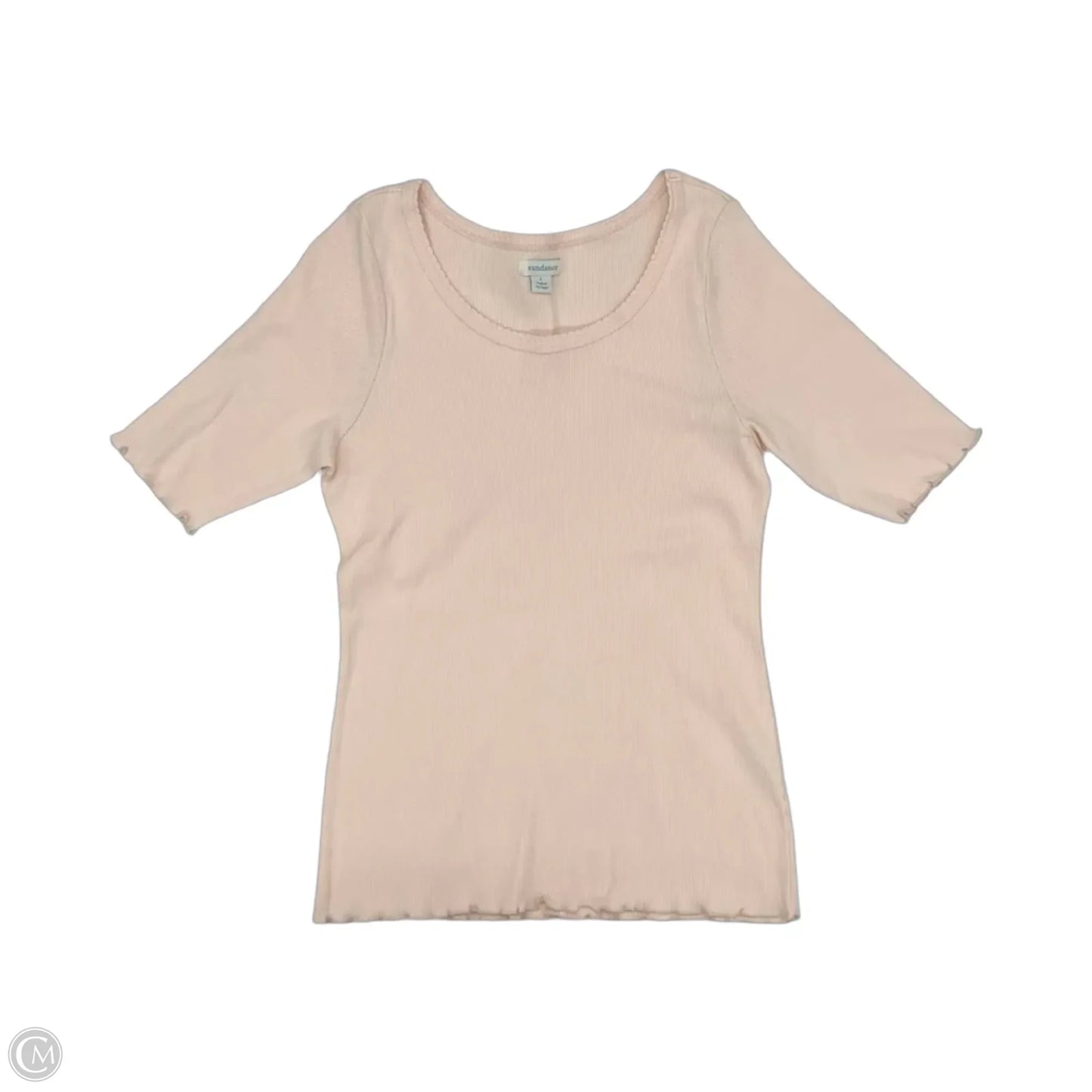 Top Short Sleeve By Sundance In Pink, Size: L