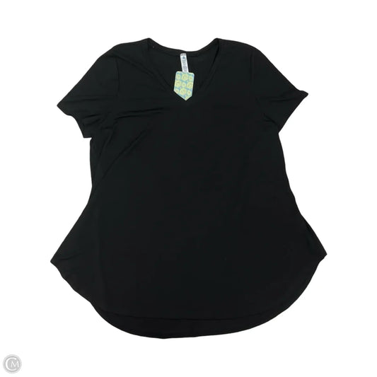 Top Short Sleeve By Paisley Grace In Black, Size: 3x