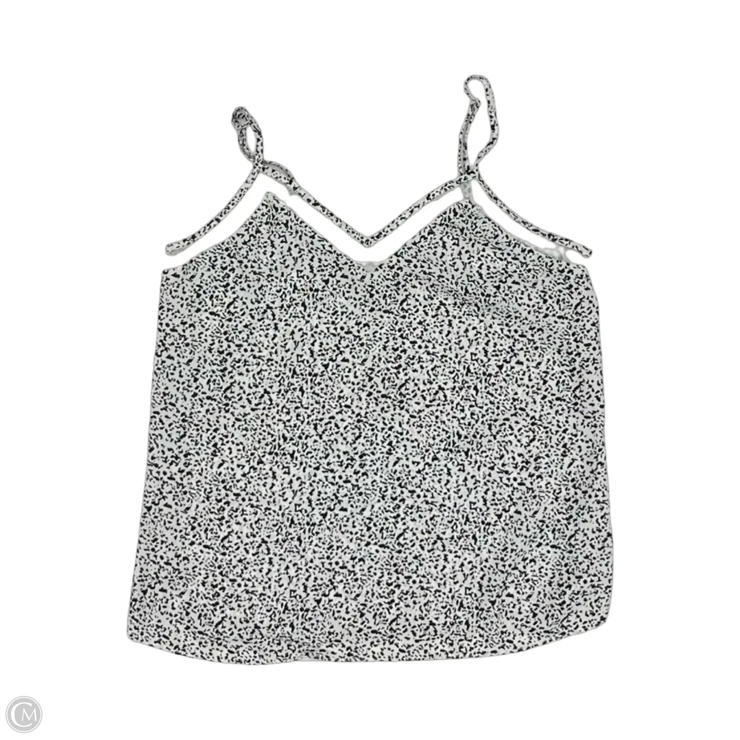 Blouse Sleeveless By Nine West In Black & White, Size: Xs
