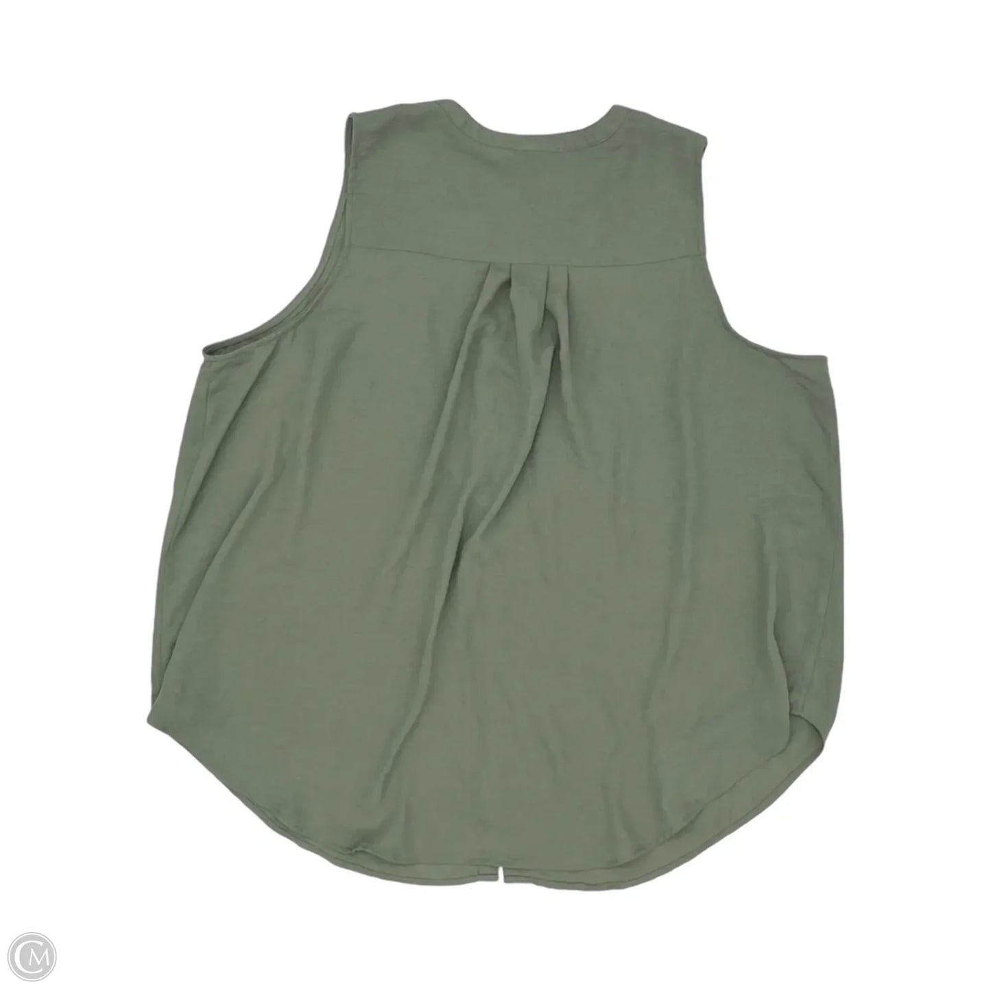 Blouse Sleeveless By Torrid In Green, Size: 4x