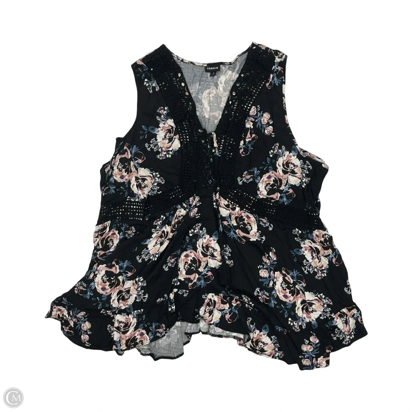 Blouse Sleeveless By Torrid In Floral Print