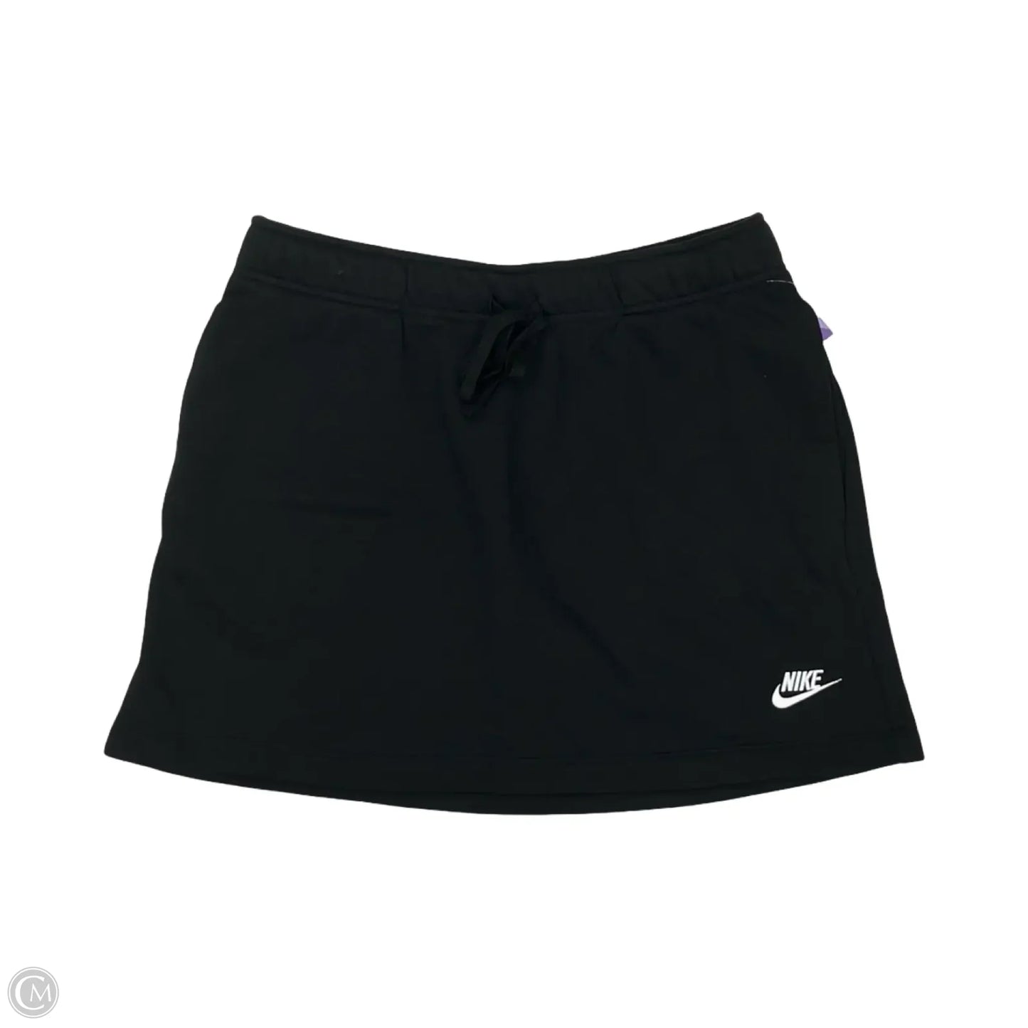 Athletic Skirt By Nike In Black, Size: M