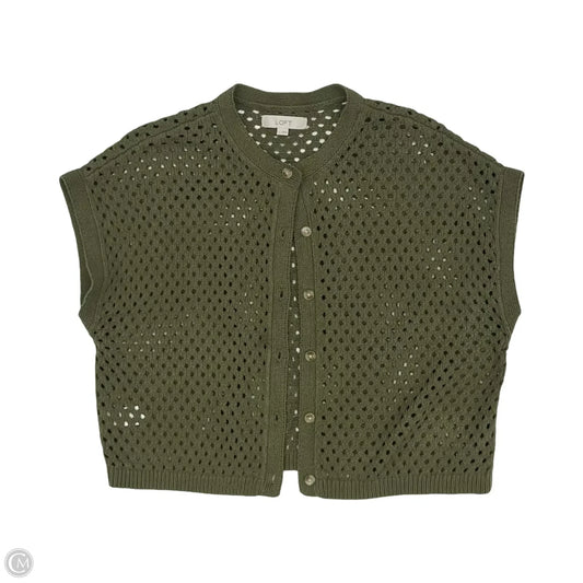 Cardigan By Loft In Green, Size: L