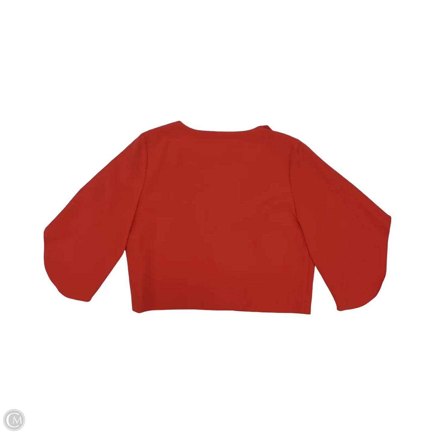 Blouse Short Sleeve By Mare Mare In Red, Size: L