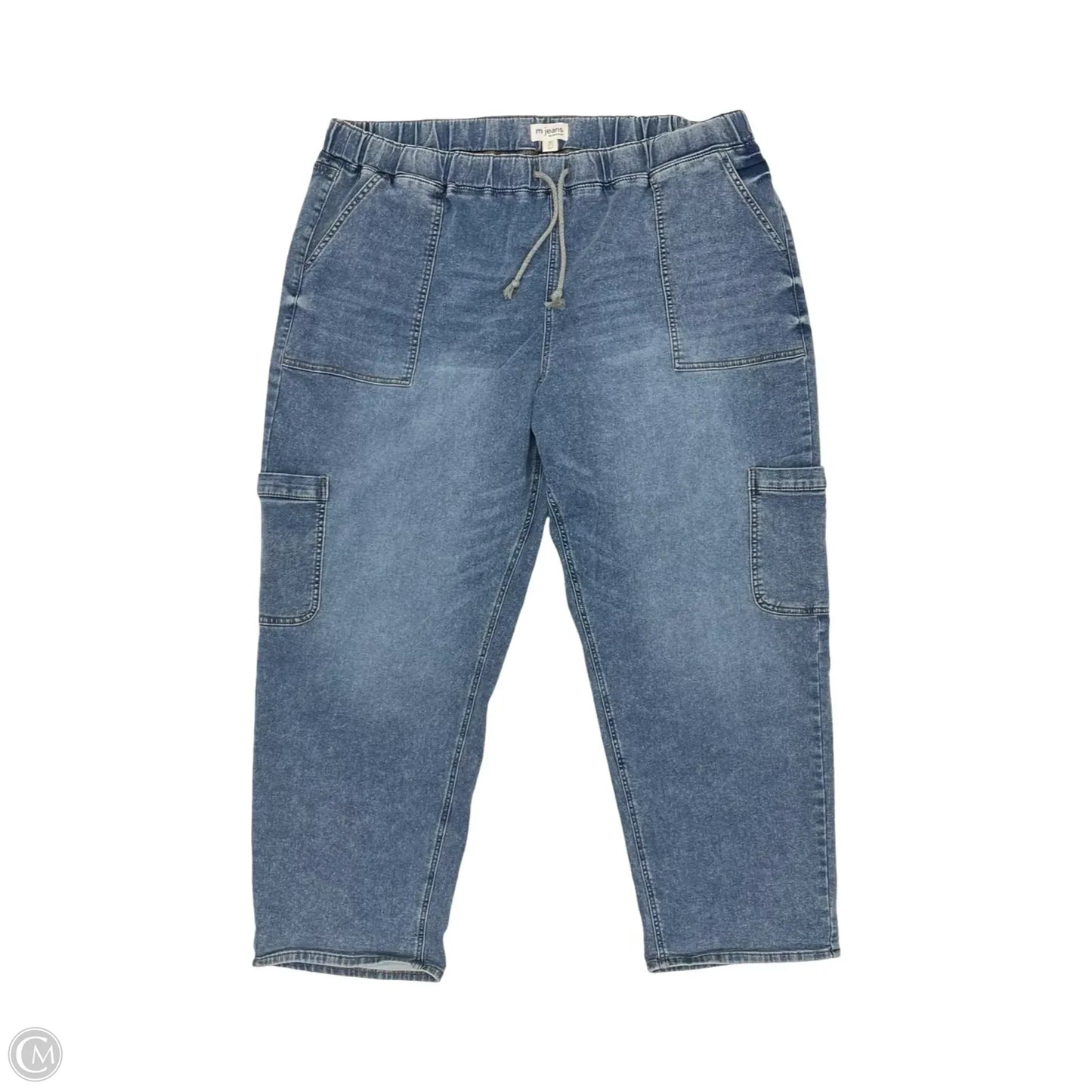 Jeans Straight By Maurices In Blue Denim, Size: 24