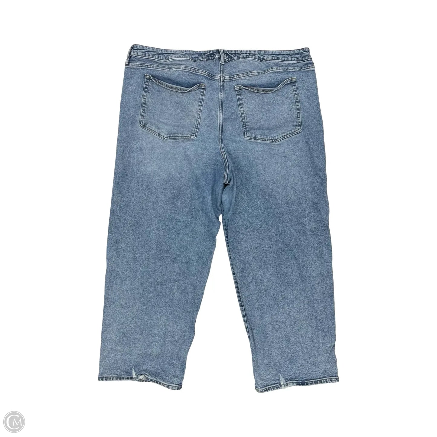 Jeans Straight By Ava & Viv In Blue Denim, Size: 26