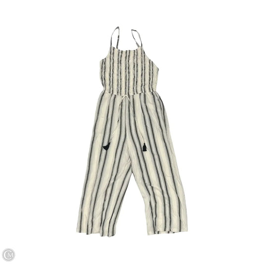 Jumpsuit By Clothes Mentor In Striped Pattern, Size: M