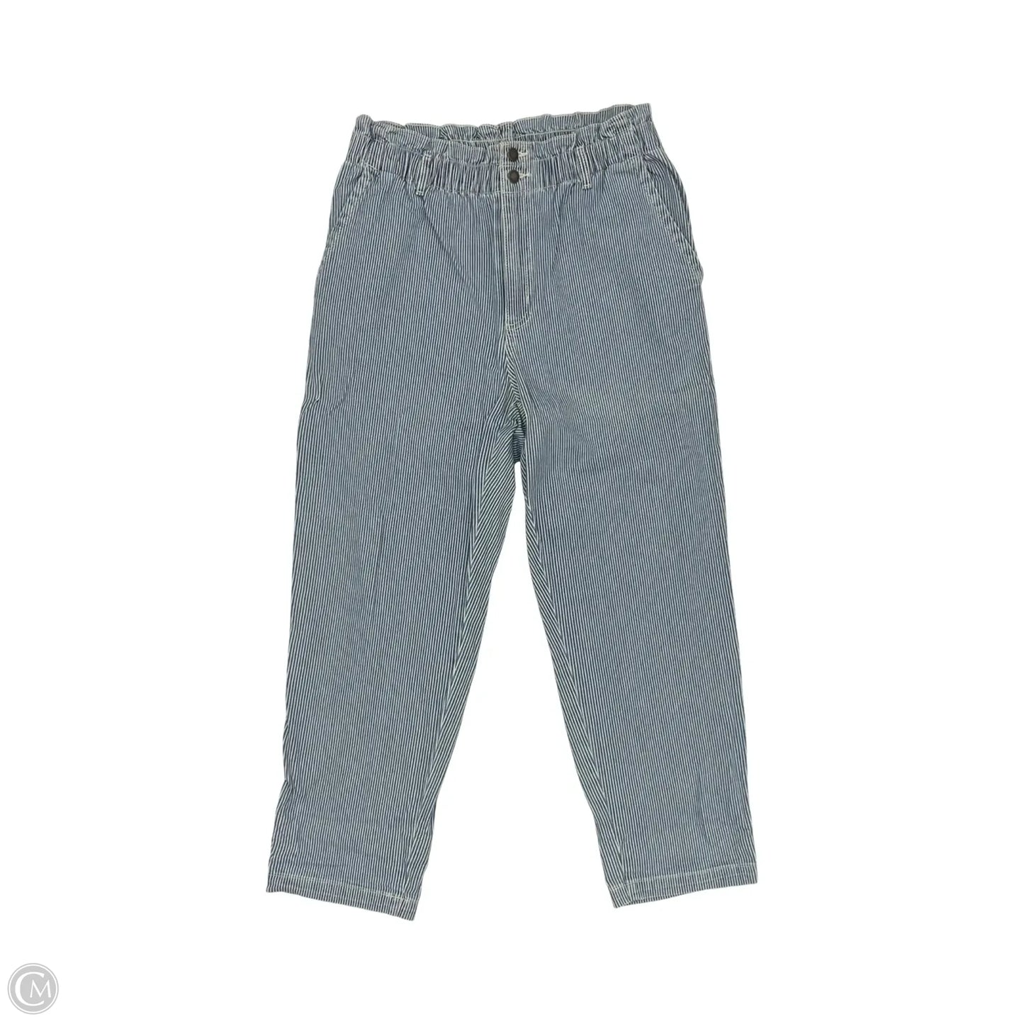 Jeans Straight By Universal Thread In Striped Pattern, Size: 14