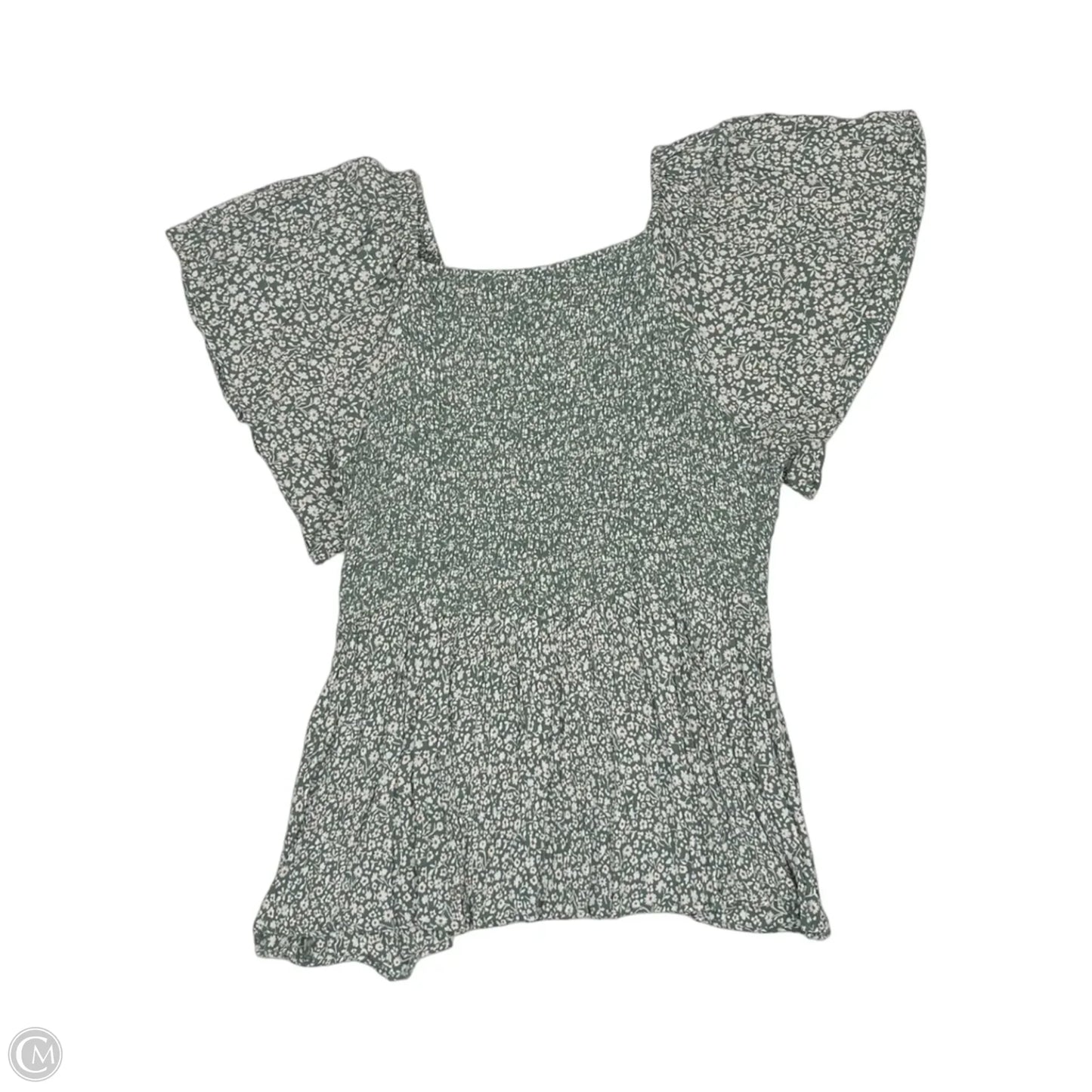 Blouse Short Sleeve By Angie In Floral Print, Size: 1x
